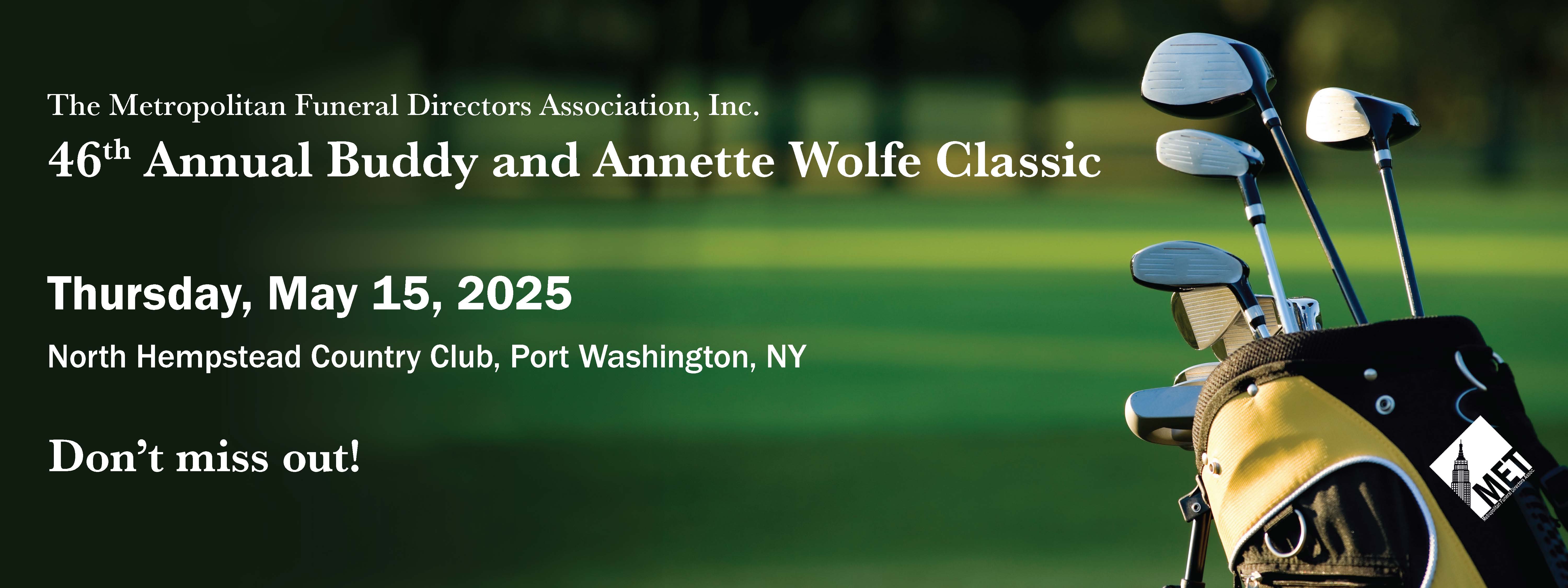 46th Annual Buddy & Annette Wolfe Golf Classic | The Metropolitan